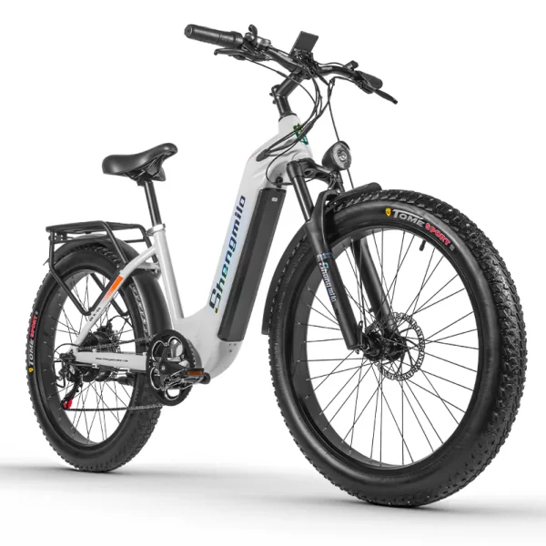 MX06 Electric Bicycle 48V 17.5AH 500W  Motor 26 inch Fat Tire Mountain Snow Ebike Aldult Off-road Electric Bike