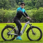 MX06 Electric Bicycle 48V 17.5AH 500W  Motor 26 inch Fat Tire Mountain Snow Ebike Aldult Off-road Electric Bike