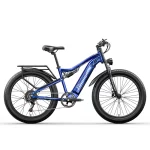 MX03 48V 500w Electric Bike 15Ah Long Rang Fat Tire Ebike BaFang Electric DirtBike Hybrid Bicycle