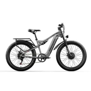 S600 Adult 2000W Electric Bicycle with Two Motors, 48V17.5AH 840WH Battery,26 Inch Wide Tyre Men's E-Mountain bike